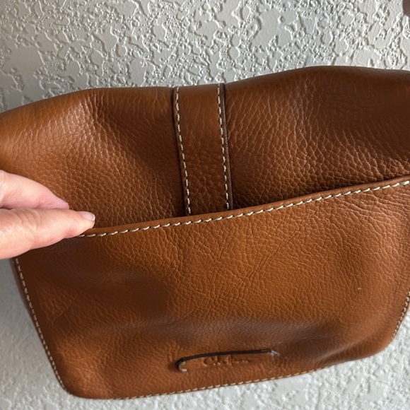 Cole Haan Crossbody Leather Bag Camel Tan - Picture 4 of 15